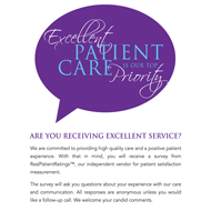 Real Patient Ratings flyer